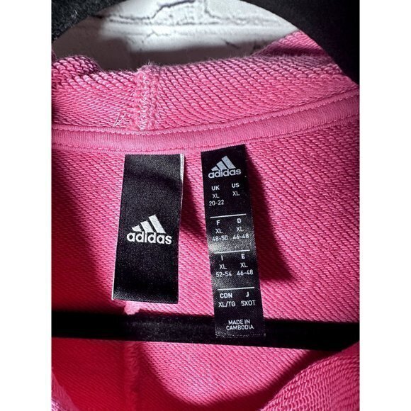 ADIDAS LADIES OVERSIZED HOODIE SZ (XL) EUC AND GENTLY WORN - Picture 2 of 4